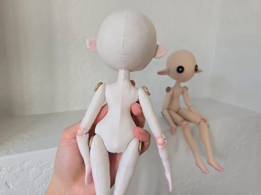 Jointed Art Doll Bundle Sewing Pattern — Boy & Girl, 2-in-1 PDF with Guide