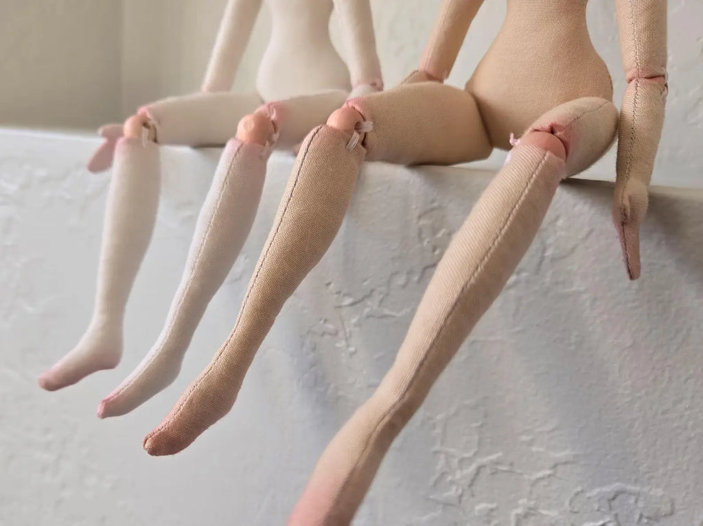 Jointed Art Doll Bundle Sewing Pattern — Boy & Girl, 2-in-1 PDF with Guide