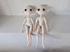 Jointed Art Doll Bundle Sewing Pattern — Boy & Girl, 2-in-1 PDF with Guide