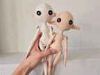 Jointed Art Doll Bundle Sewing Pattern — Boy & Girl, 2-in-1 PDF with Guide
