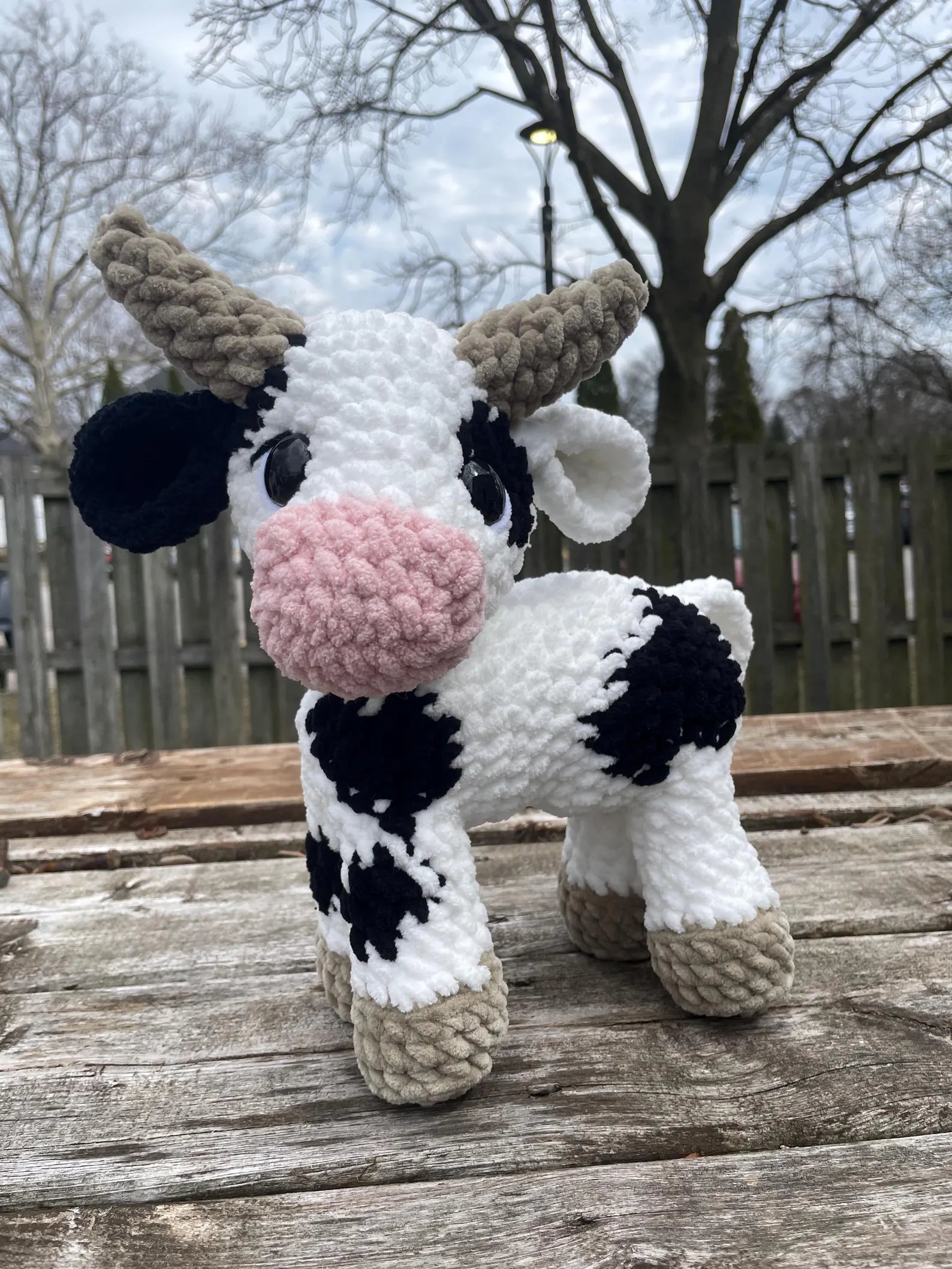 3-in-1 Standing Cow Crochet Pattern Bundle — Holstein, Longhorn & Highland (PDF)