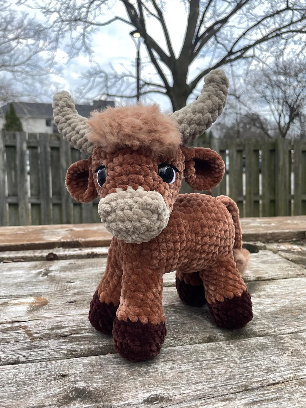 3-in-1 Standing Cow Crochet Pattern Bundle — Holstein, Longhorn & Highland (PDF)