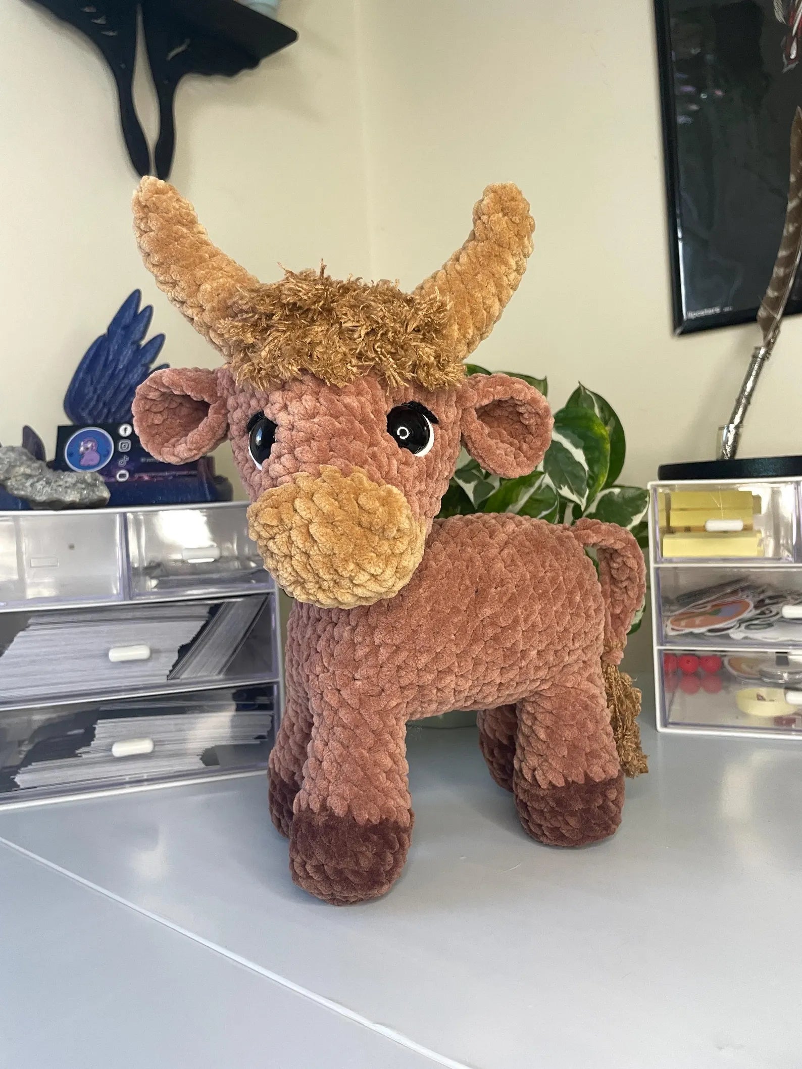 3-in-1 Standing Cow Crochet Pattern Bundle — Holstein, Longhorn & Highland (PDF)