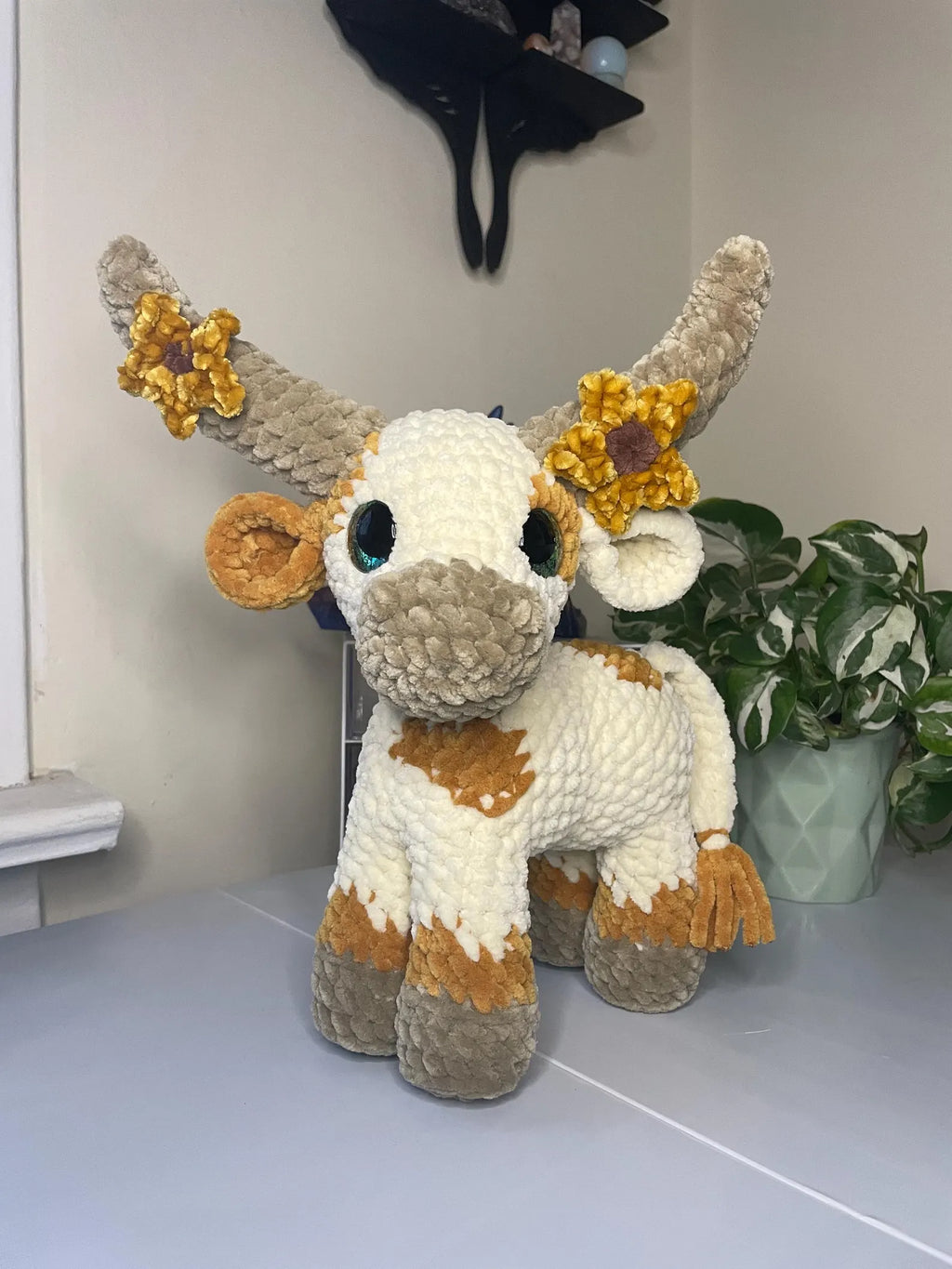 3-in-1 Standing Cow Crochet Pattern Bundle — Holstein, Longhorn & Highland (PDF)