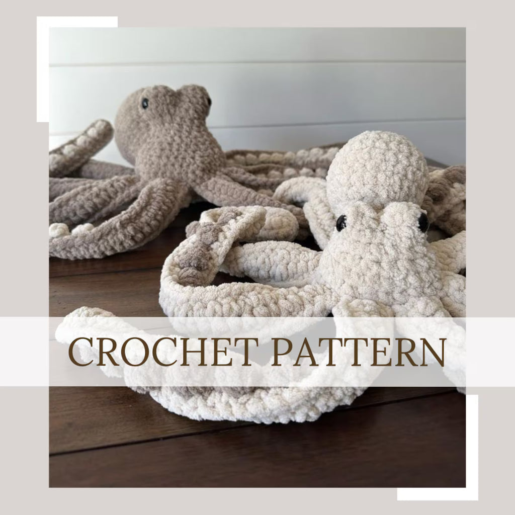 Anchor the Octopus Crochet Pattern Bundle — 2 Sizes, Original & Mini (PDF)