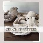 Anchor the Octopus Crochet Pattern Bundle — 2 Sizes, Original & Mini (PDF)