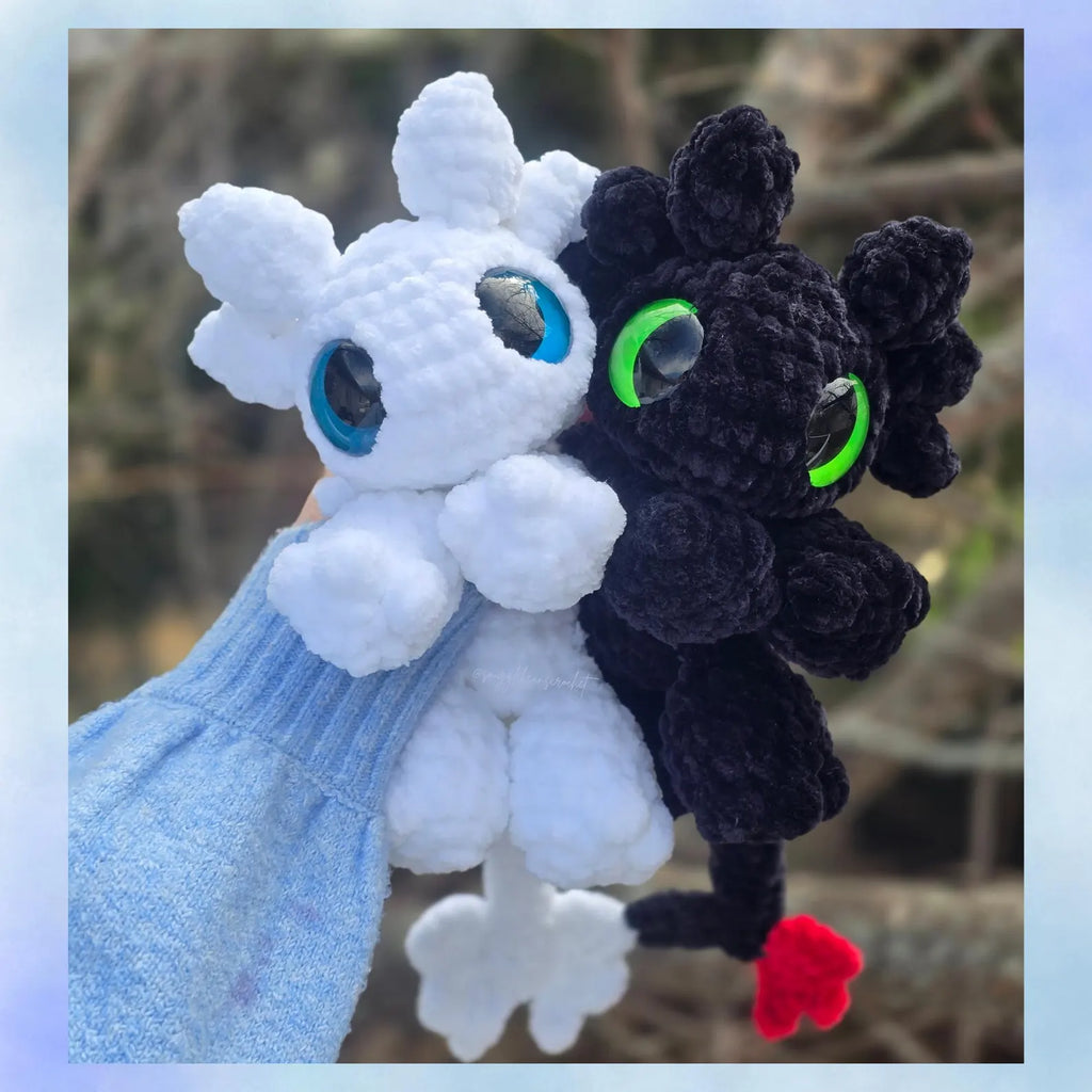 Mini Dragon, Unicorn & Dino Crochet Pattern Bundle — 4 Amigurumi Patterns (PDF)