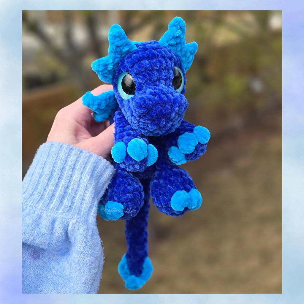 Mini Dragon, Unicorn & Dino Crochet Pattern Bundle — 4 Amigurumi Patterns (PDF)