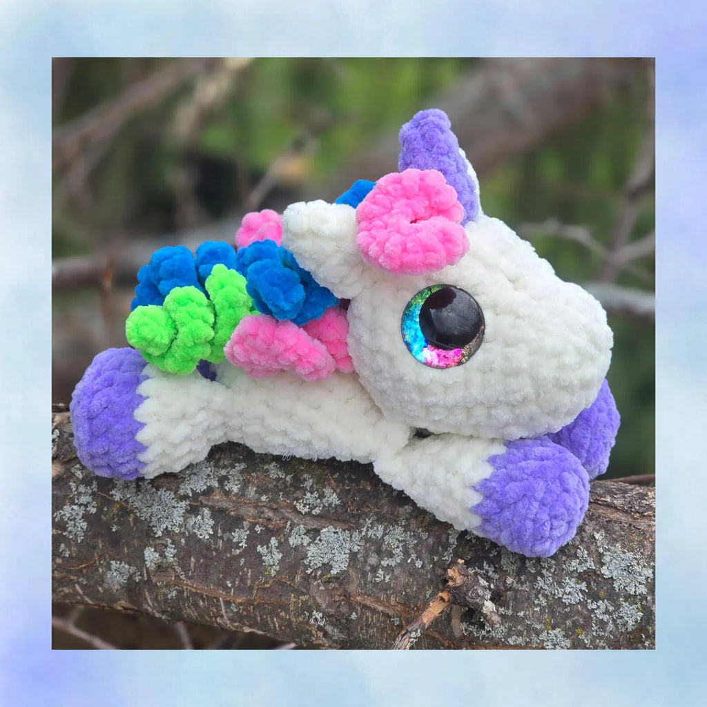 Mini Dragon, Unicorn & Dino Crochet Pattern Bundle — 4 Amigurumi Patterns (PDF)